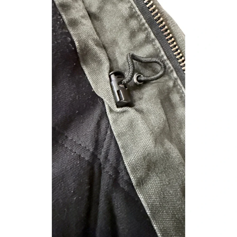 Carhartt Mens Work‎ Jacket Chore Coat Quilted Lined Green Logo USA 2XL 1x